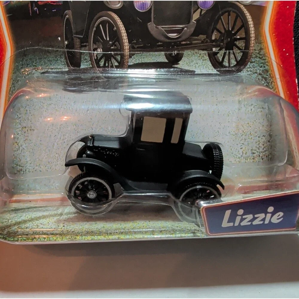 Mattel Disney Cars Lizzie Supercharged Diecast Unpunched Card New Factory Sealed